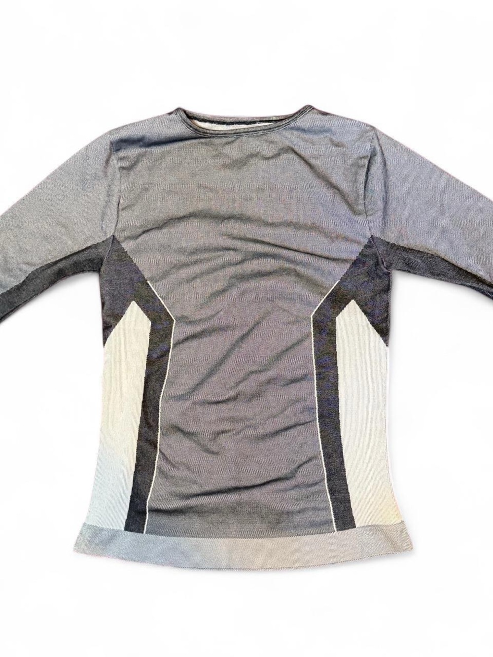 PrettyLittleThing Gray Long Sleeve Seamless Top